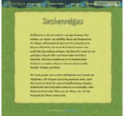 Kleine Seitenvorschau von zauberreigen.de
