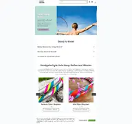 Kleine Seitenvorschau von luckyhoops.de