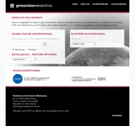 Kleine Seitenvorschau von germanistenverzeichnis.phil.uni-erlangen.de