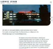 Kleine Seitenvorschau von ludwig-leiner.de