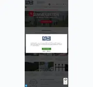 Kleine Seitenvorschau von zaun-tor-ztm.de