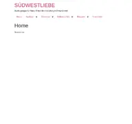 Kleine Seitenvorschau von suedwestliebe.de