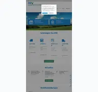 Kleine Seitenvorschau von zav-online.de