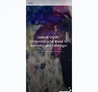 Kleine Seitenvorschau von galerie-obrist.de