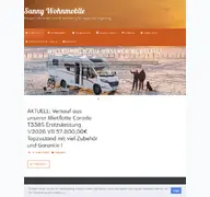 Kleine Seitenvorschau von sunny-womo.de