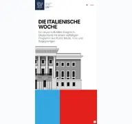 Kleine Seitenvorschau von italianweek.de
