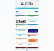 Kleine Seitenvorschau von proudy.de