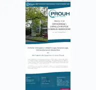 Kleine Seitenvorschau von prouh-orthopaedie.de