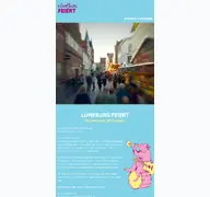 Kleine Seitenvorschau von lueneburg-feiert.de
