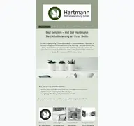 Kleine Seitenvorschau von hartmann-betriebsberatung.de