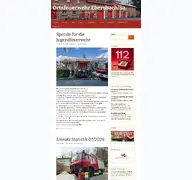 Kleine Seitenvorschau von ortsfeuerwehr-ebersbach-sa.de