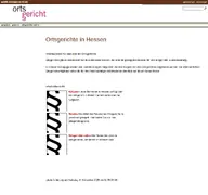 Kleine Seitenvorschau von ortsgericht.de