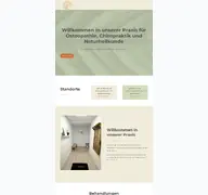 Kleine Seitenvorschau von osteohorn.de