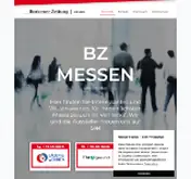 Kleine Seitenvorschau von bz-messen.de