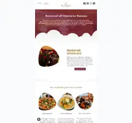 Kleine Seitenvorschau von osteria-la-toscana.de