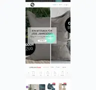 Kleine Seitenvorschau von lumaland-sitzsack.de