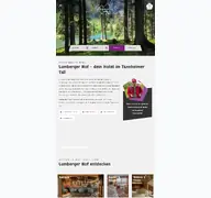 Kleine Seitenvorschau von lumbergerhof.at