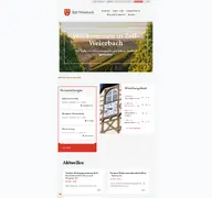 Kleine Seitenvorschau von zell-weierbach.de