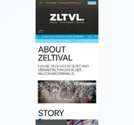Kleine Seitenvorschau von zeltival-events.de