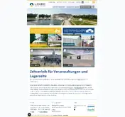 Kleine Seitenvorschau von zeltverleih.de