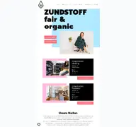 Kleine Seitenvorschau von zuendstoff-clothing.de