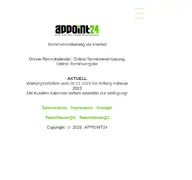 Kleine Seitenvorschau von appoint24.com
