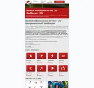 Kleine Seitenvorschau von tsg-stadtbergen.de