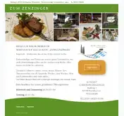 Kleine Seitenvorschau von zum-zenzinger.de