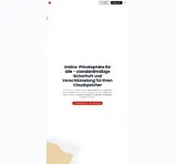 Kleine Seitenvorschau von mega.io