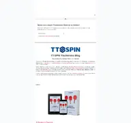 Kleine Seitenvorschau von tt-spin.de