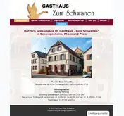 Kleine Seitenvorschau von zumschwanen-schwegenheim.de
