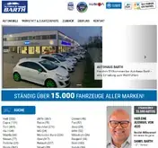 Kleine Seitenvorschau von autohausbarth.de