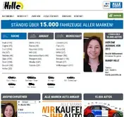 Kleine Seitenvorschau von autohille.de