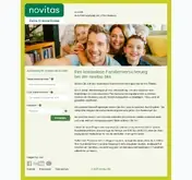 Kleine Seitenvorschau von fami.novitas-bkk.de
