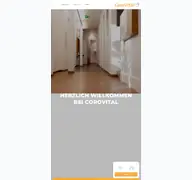 Kleine Seitenvorschau von corovital.de