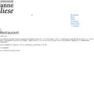 Kleine Seitenvorschau von restaurant-anneliese.de