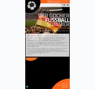 Kleine Seitenvorschau von gocherfussballsommer.de