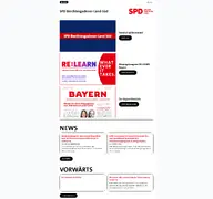 Kleine Seitenvorschau von spd-bgl-sued.bayernspd.de