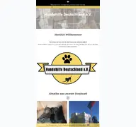 Kleine Seitenvorschau von hundehilfedeutschland.de
