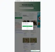 Kleine Seitenvorschau von hunderesorts.de