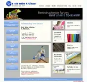 Kleine Seitenvorschau von druckerei-wuest.de