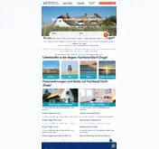 Kleine Seitenvorschau von zimmervermittlung-fischland-darss-zingst.de