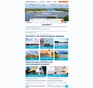 Kleine Seitenvorschau von zimmervermittlung-mecklenburgische-seenplatte.de