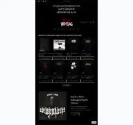 Kleine Seitenvorschau von redflagmusic.de