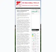 Kleine Seitenvorschau von sv-altenmittlau.de