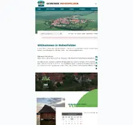 Kleine Seitenvorschau von hohenfelden.de