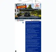 Kleine Seitenvorschau von madejcarport.de