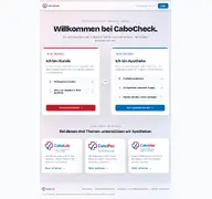 Kleine Seitenvorschau von cabocheck.de
