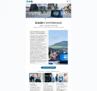 Kleine Seitenvorschau von cab-systemhaus.de