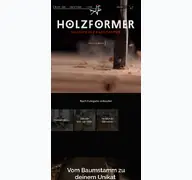 Kleine Seitenvorschau von holz-former.de